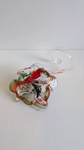 Hand blown art - glass, flower