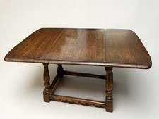 Vintage Oak Drop Leaf Coffee