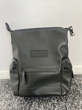 Hunter Rubberised Roll Top Backpack Dark Olive/Black Waterproof Bag