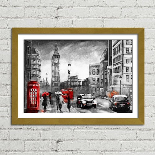 Red telephone box and - box, london