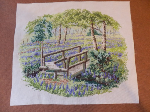 Completed cross stitch - ,