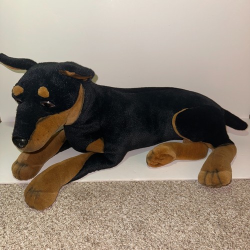 Vtg fine toy doberman - toy,