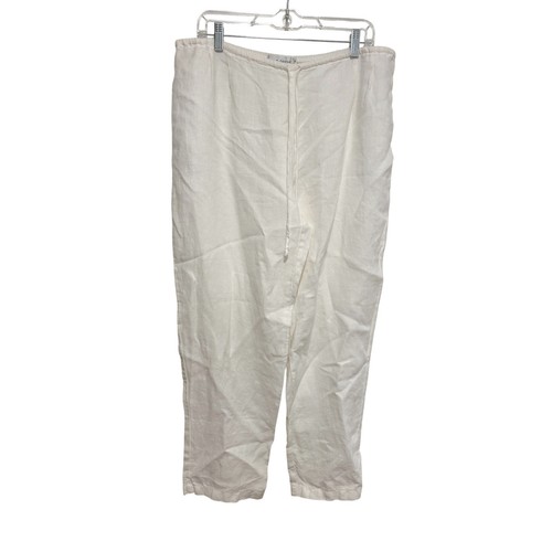 Cut loose white linen - cut,
