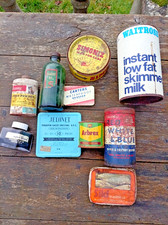 VINTAGE FOOD/HOUSEHOLD TINS