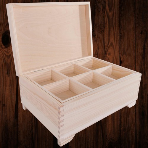 Wooden plain chest - chest, 6