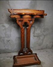 Antique Church Hall Umbrella Stand Gothic carved furniture Vintage