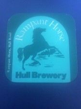 Vintage Beer Mat Advertising Hull Brewery Criterion Pub Hessle Rd Rampant Horse 