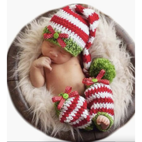 Newborn baby christmas photo - newborn,