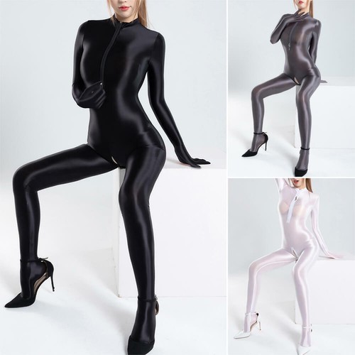Womens silky full bodystocking - full,