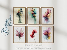 Floral Print Set 6 5"x7"