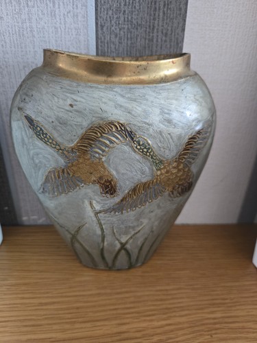 Soild brass vase - soild,