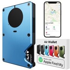 Air Wallets for Men with Built-in AirTag Chip, Works with Apple Find My (iOS ...