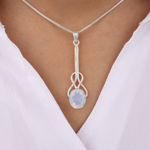 Milky opal gemstone 925 - milky,