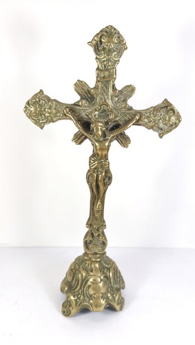 Vintage brass altar - , table
