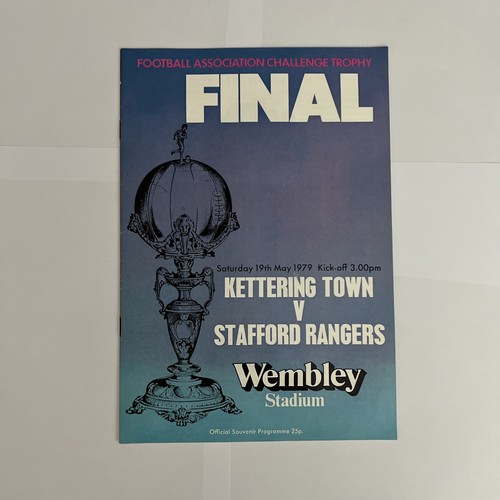 Trophy final programme - trophy,