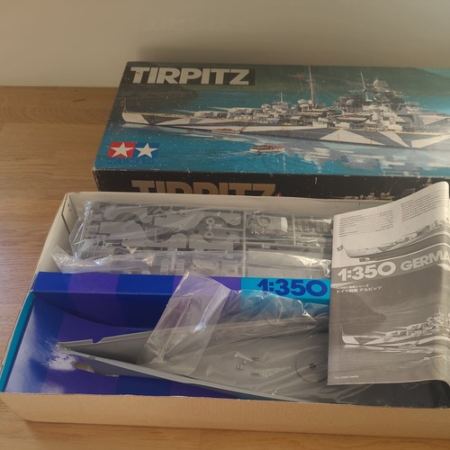 Tamiya 350 model kit tirpitz - kit,