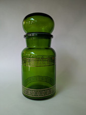 Large Belgian Green Glass 60s