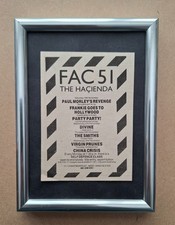 The Smiths at The Hacienda 24/11/83 Original UK Press Advert 1983