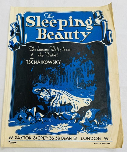 Antique piano sheet music