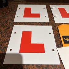 Halfords Multifix Learner Plates Self Adhesive Fittings
