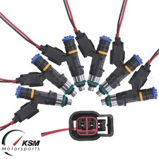 6 x 550cc fuel injectors for AUDI 2.7 Turbo C5 S4 A6 Allroad fit BOSCH EV14 e85