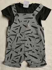 BNWT Boys Short Dungaree