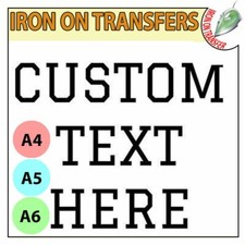 Personalised Custom Iron On T