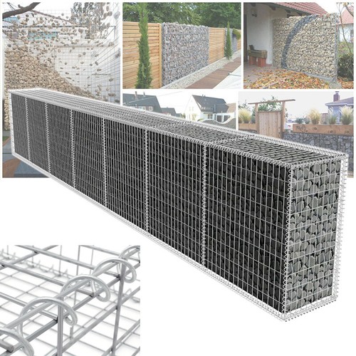 Gabion basket retaining stone - basket,