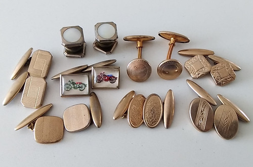 Antique vintage cufflinks 8 - antique,