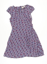 Billie & Blossom Women’s Multicoloured Floral Fit & Flare Dress UK 14