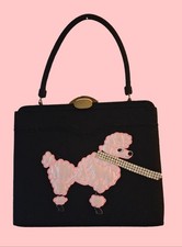 Stunning 1940s Poodle Handbag