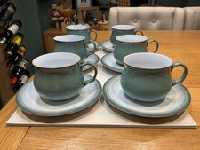 DENBY REGENCY GREEN 6 X CUPS
