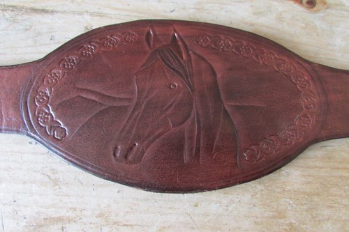 New medium brown genuine - new,