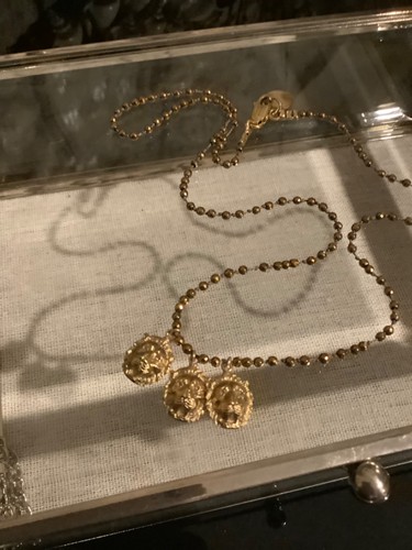 Unisex necklace gold plated - unisex,