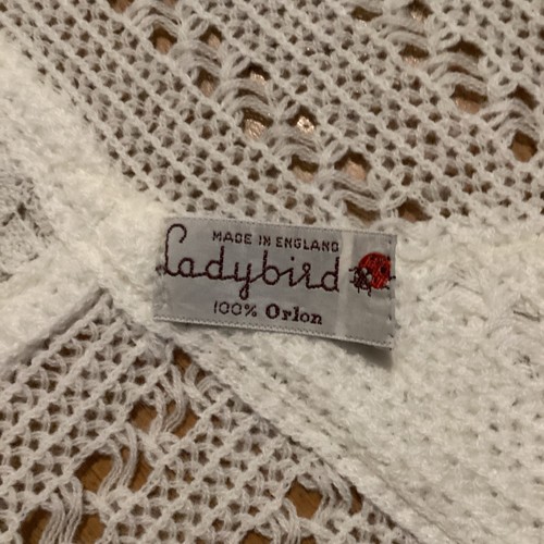 Vintage ladybird white - ladybird,