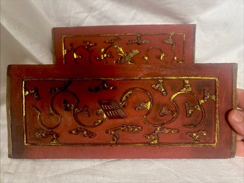 Antique wood panels - antique, chinese
