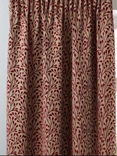Dunelm Luxury chenille Willow wide Pencil Pleat Fully Lined Heavy Curtains
