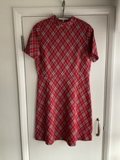 NEXT LADIES RED TARTAN PATTERN