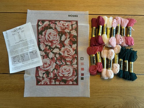 Primavera rose panel - panel, tapestry