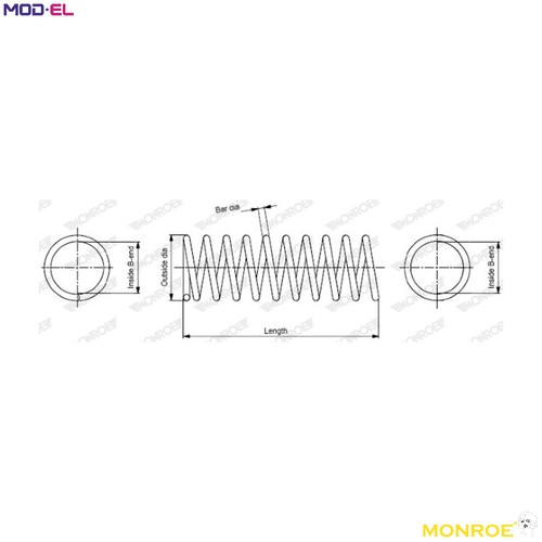 Suspension spring sp0989 - suspension,