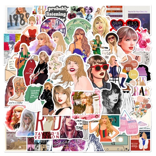 Taylor swift stickers bands - 50,