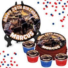 Bmx racing personalised edible - racing,