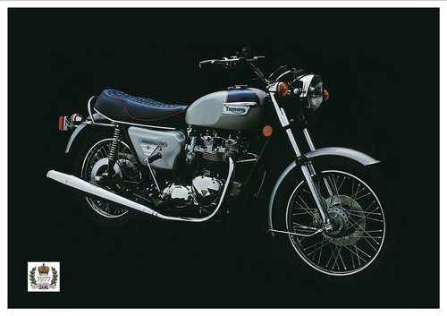 Triumph poster t140 - triumph,