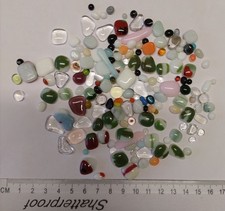 fused glass cabouchons 100g