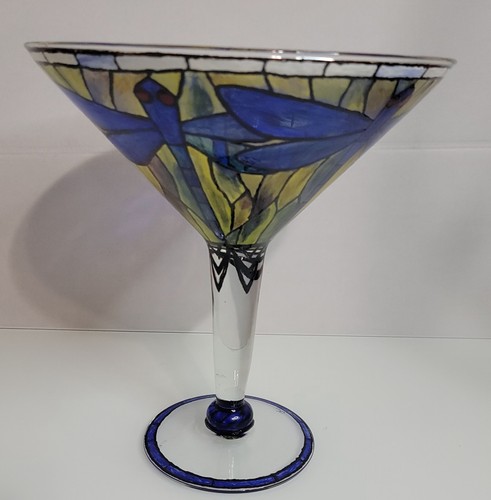 Martini glass vase vintage - vase,