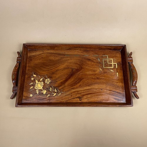 Wooden serving tray - wooden,