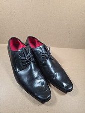 Topman Men's Black Leather