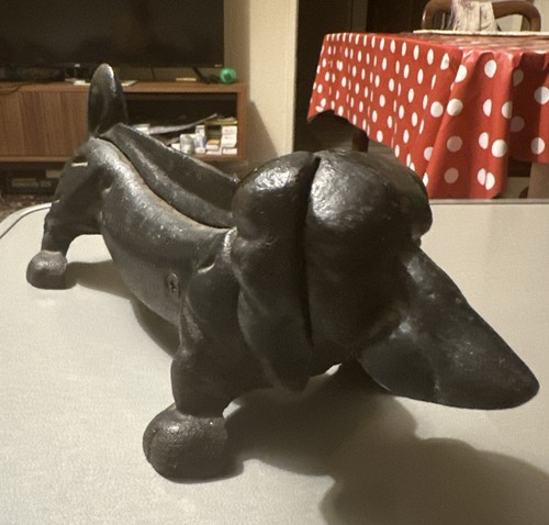 Vtg black heavy cast - cast, iron