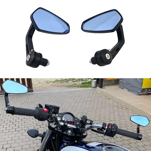 Handle bar end - rearview, side