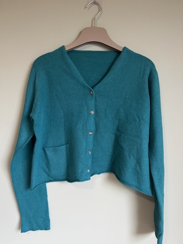100 soft wool knit cardigan - soft,